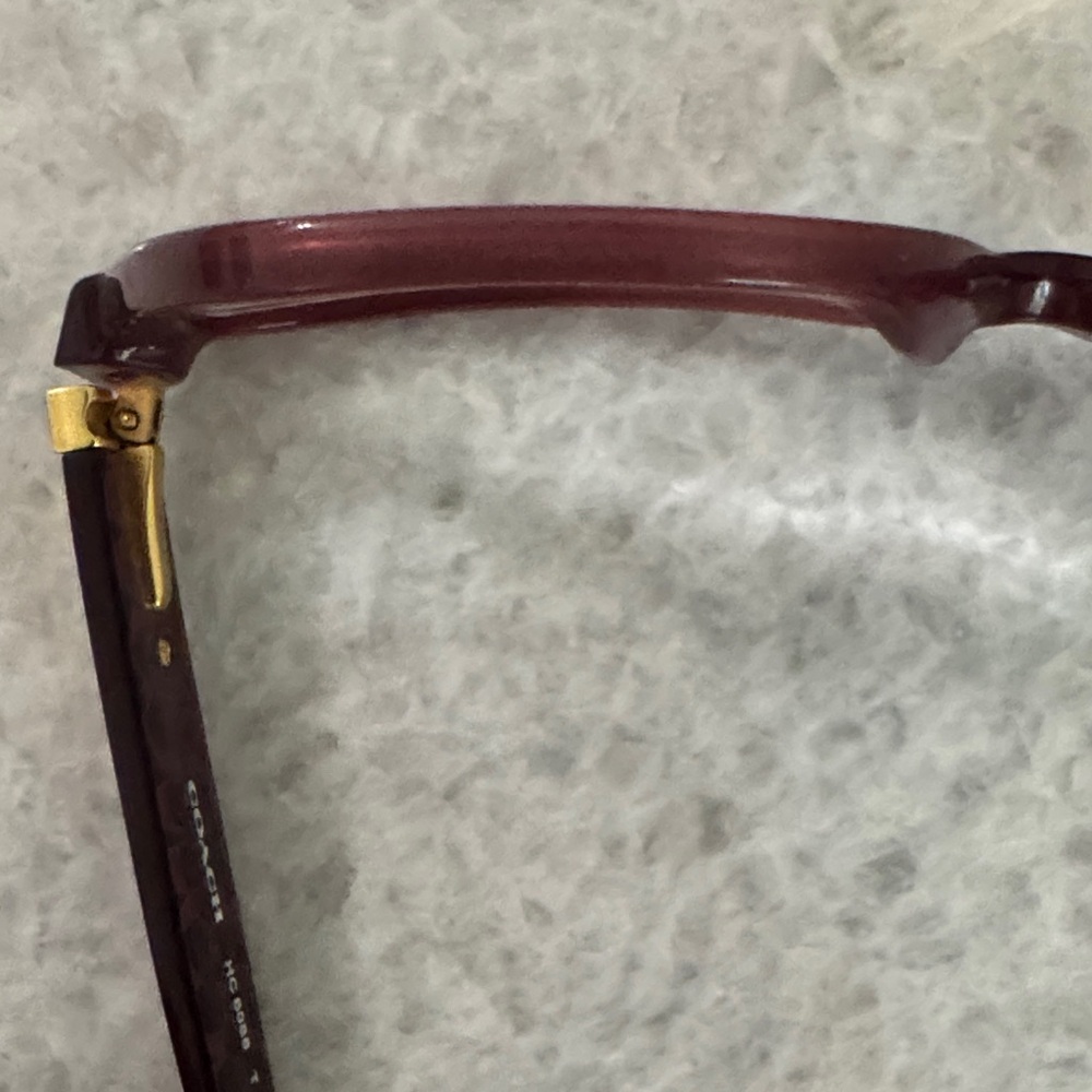 Coach Black Cherry Designer Glasses - Picture 12 of 16